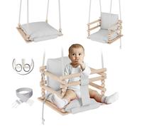 MAMOI® Altalena per bambini 3 in 1 + Cintura di Sicurezza, Dondolo Bambini ECO