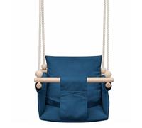 MAMOI Altalena per bambini con cintura di sicurezza, altezza regolabile 150-190 cm, altalena per casa, struttura stabile, seduta in velluto, montaggio facile, altalena da interno per bambini