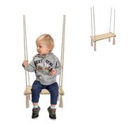 MAMOI Altalena per bambini in legno | altalena in legno | altalena per bambini per la casa | altalena interna | 100% ECO | Prodotto nell'Unione Europea