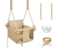 MAMOI® Altalena per bambini in legno, per telaio della porta, a partire da 1 anno, per cameretta dei bambini