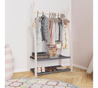 MAMOI® Armadio per Bambini in Legno 95x106x32cm / 53x95x32cm | Appendiabiti bambini da terra | Porta abiti | Guarderoba bambini per la cameretta | Armadio | 100% ECO | Prodotto nell'UE