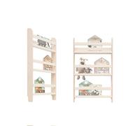 MAMOI® Libreria per bambini in pannello di legno multistrato - cassetta per libri, libreria per cameretta, panca porta libri, mensola da parete, mobile Montessori, scaffale per bambini.