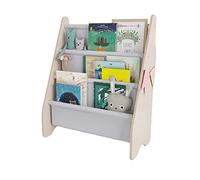 MAMOI® Libreria verticale per bambini, Porta libri in legno naturale, Scaffale librerie bambino, Mobile bambini ana design moderno scandinavo