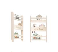 MAMOI Mensola per bambini Personalizzata, Libreria per cameretta dei bambini, Mensola per libri in LVL, Mobili Montessori