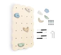 MAMOI® Parete Arrampicata Bambini per Bambini, Palestra e Gioco per Bimbi, Attrezzatura Arrampicata con e Senza Prese e appigli, Spalliera Svedese per Uso Interno