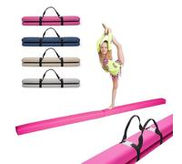 MAMOI® Trave Ginnastica Artistica 200 cm, Attrezzi Ginnastica Pieghevole, Parallele Imbottita Antiscivolo da Casa