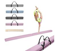 MAMOI® Trave Ginnastica Artistica 200 cm, Attrezzi Ginnastica Pieghevole, Parallele Imbottita Antiscivolo da Casa