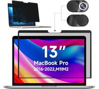 Mamol Filtro Privacy per MacBook Pro 13 Pollici (2016-2022, M1, M2) e MacBook Air 13 Pollici (2018-2021, M1), Anti-Spy MagicSuction Rimovibile ad Adsorbimento sotto Vuoto
