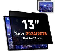 Mamol Pellicola protettiva privacy per Apple iPad Pro 13" 2024, completamente rimovibile, anti luce blu, alta sensibilità/senza bolle/rimovibile