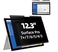 Mamol Schermo magnetico per la privacy per Surface Pro 7 Plus/7/6/5/4/3 da 12,3", filtro rimovibile antiriflesso per la luce blu, pellicola protettiva anti-spia per Microsoft Surface Pro 7+, Pro 7, Pro 6, Pro 5, Pro 4