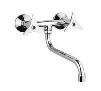 Mamoli GIO Ponti rubinetto da cucina a due comandi, orientabile, 753507410021, GIO Ponti cromo [Rubinetteria da Cucina > Rubinetti da Cucina]