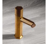 Mamoli Hexagonal rubinetto bidet, 556100000057, Hexagonal ottone patina [Rubinetteria Bagno > Rubinetteria Bidet]