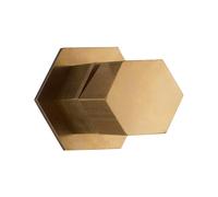 Mamoli Hexagonal rubinetto doccia monocomando per 1 uscita, SET incluso corpo incasso, 356000000027, Hexagonal ottone patina [Rubinetteria Bagno > Rubinetteria Doccia]