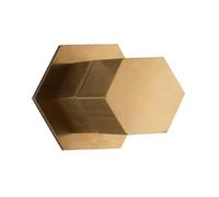 Mamoli Hexagonal valvola deviatrice a 3 vie, SET incluso corpo incasso, 255300000027, Hexagonal ottone patina [Rubinetteria Bagno > Rubinetteria Doccia]