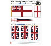 Mamoli HMS Victory 1:90 - set di bandiere per modello