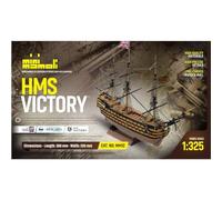 MAMOLI Mini Victory Scale: 1/325 Wooden Ship Model Kit,Pre-Built Hull Length: 300 mm, Height:200mm MM12