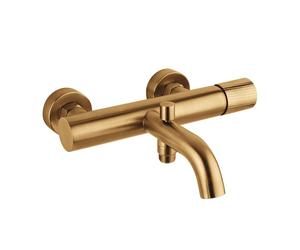 Mamoli Tuttodunpezzo rubinetto vasca monocomando, esterno, 17100000002G, Tuttodunpezzo ottone spazzolato [Rubinetteria Bagno > Rubinetteria Vasca]