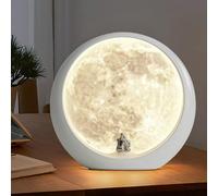 mamre Lampada Super Moon Lampada da tavolo Regalo Luce notturna speciale per Camera da letto Soggiorno Regalo a sorpresa per San Valentino Compleanno Anniversario di matrimonio