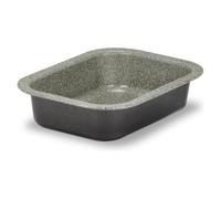 Mamù Lasagnera Alluminio antiaderente (20x14cm) HAPPY STONE Grigio pietra