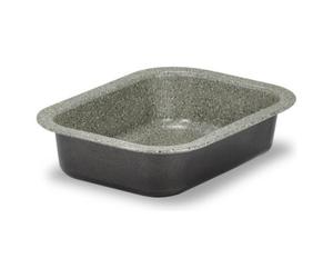 Mamù Lasagnera Alluminio antiaderente (20x14cm) HAPPY STONE Grigio pietra