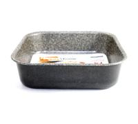 Mamù Teglia alta Alluminio antiaderente (20x20cm) HAPPY STONE Grigio pietra