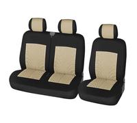 MAMXVKVZEU 1 + 2 Coprisedili Auto Copertura In Fibra Poliestere Per Mercedes Per Vito W639(BEIGE)