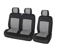 MAMXVKVZEU 1 + 2 Coprisedili Auto Copertura In Fibra Poliestere Per Mercedes Per Vito W639(GRIGIO)