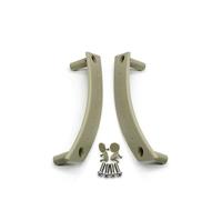 MAMXVKVZEU 1/2 Pz Auto Sinistra O Destra Interna Porta Tirare Maniglia di Protezione Copertura Trim per VW per Maggiolino 1998-2010(Beige 2pz)