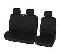 MAMXVKVZEU 2 + 1 Coprisedile Auto Universale Per Mercedes Per Sprinter Per Vito(Nero)