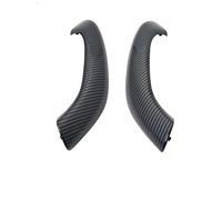MAMXVKVZEU 2 Pezzi Maniglia di Trazione della Porta Interna Copertura Esterna Trim 51417417514 per B&MW X2 F39 X1 F48 F49 2016-2019(Carbon Fiber LR)