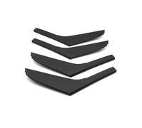 MAMXVKVZEU 2 Pz/4 Pz per VW per Golf 6 per GTI 2009-2014 Auto Anteriore Posteriore Sinistra Destra Porta Maniglia Pannello Copertura Trim(Nero 4 Pezzi)