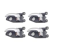 MAMXVKVZEU 82620-3X000 82610-3X00 Maniglia Porta Interna Automobile per Hyundai per Elantra 2011-2015(Colore Cromo,4 PCS A Car Set)