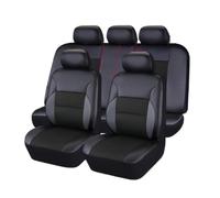 MAMXVKVZEU Coprisedili Auto In Pelle Universali Per VW Per Golf 5(5 Pieces Black)