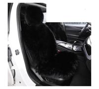 MAMXVKVZEU Coprisedili Auto Universali Cuscino Peluche Artificiale Caldo Traspirante(1 anteriore nero)