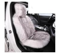 MAMXVKVZEU Coprisedili Auto Universali Cuscino Peluche Artificiale Caldo Traspirante(1 Front Gray Tip)