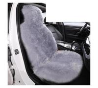 MAMXVKVZEU Coprisedili Auto Universali Cuscino Peluche Artificiale Caldo Traspirante(1 grigio anteriore)