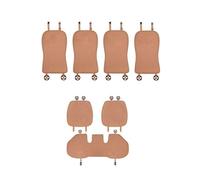 MAMXVKVZEU Cuscino Per Seggiolino Auto Traspirante Antiscivolo Per Mercedes Per Benz W221 W204 W205 W212 W213 W214(C-7PCS)