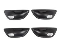 MAMXVKVZEU LHD RHD Maniglia Interna Porta Ciotola Coperchio Trim per B&MW Serie 5 F10 F11 F18 2010-2017(4 Pezzi Neri)