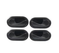 MAMXVKVZEU Maniglia interna della portiera dell'auto Per Renault Per Master MK3 2010-2020 Per Megane II 2003-2008 Per Clio Per Maniglia Interna Scenica(Nero 4 pezzi)
