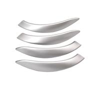 MAMXVKVZEU per B&MW 3 4 Serie GT F34 428 435 F32 F33 F36 F82 F83 4dr F36 F30 F31 2013-2017 Maniglia Porta Interna Pull Rivestimento Esterno Copertura(Grigio Argento)