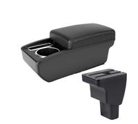 MAMXVKVZEU Per Hyundai I10 Auto Bracciolo Interno Scatola Di Immagazzinaggio Accessori Bracciolo per auto(A3 Nero bianco NOUSB)