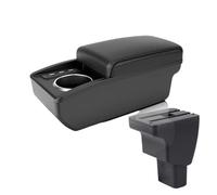 MAMXVKVZEU Per Hyundai I10 Auto Bracciolo Parti Interne Scatola Di Immagazzinaggio Accessori Bracciolo per auto(B2 Linea nera 6 USB)