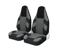 MAMXVKVZEU Per Renault Per Twingo 3 2pcs Protezione Sedile Universale Coprisedili Auto(GRIGIO)