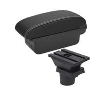 MAMXVKVZEU Per Seat Per Mii Bracciolo Scatola Auto Bracciolo Consolle Scatola Immagazzinaggio Accessori Portabicchieri Bracciolo per auto(B3 nero bianco 3USB)