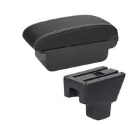 MAMXVKVZEU Per Suzuki Sx4 Scatola Bracciolo Auto Scatola Di Immagazzinaggio Accessori Interni Bracciolo per auto(C3 Nero bianco NoUSB)