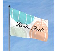 Man Cabe Decor - Bandiera disegnata a mano, stile Hello Fall 1 Men Stuff Strane bandiere (60 x 90 cm)