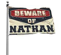Man Cabe Decor Beware Of Nathan Flag Men Stuff Strane Bandiere (30 x 45 cm)