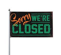 Man Cabe Decor Sorry We'Re bandiera chiusa Uomini Stuff Strane Bandiere (152 x 244 cm)