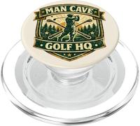 Man Cave Golf Headquarters Vintage Retro Regalo per golfisti PopSockets PopGrip per MagSafe