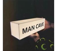 Man Cave RGB LED Neon Lightbox con Remote Control Wall Mountable Pulsing Studio Warning Sign Illuminated Lights Sign per Cinema Biblioteche Caffè Home Company Desk Wall Decor Alimentato da USB